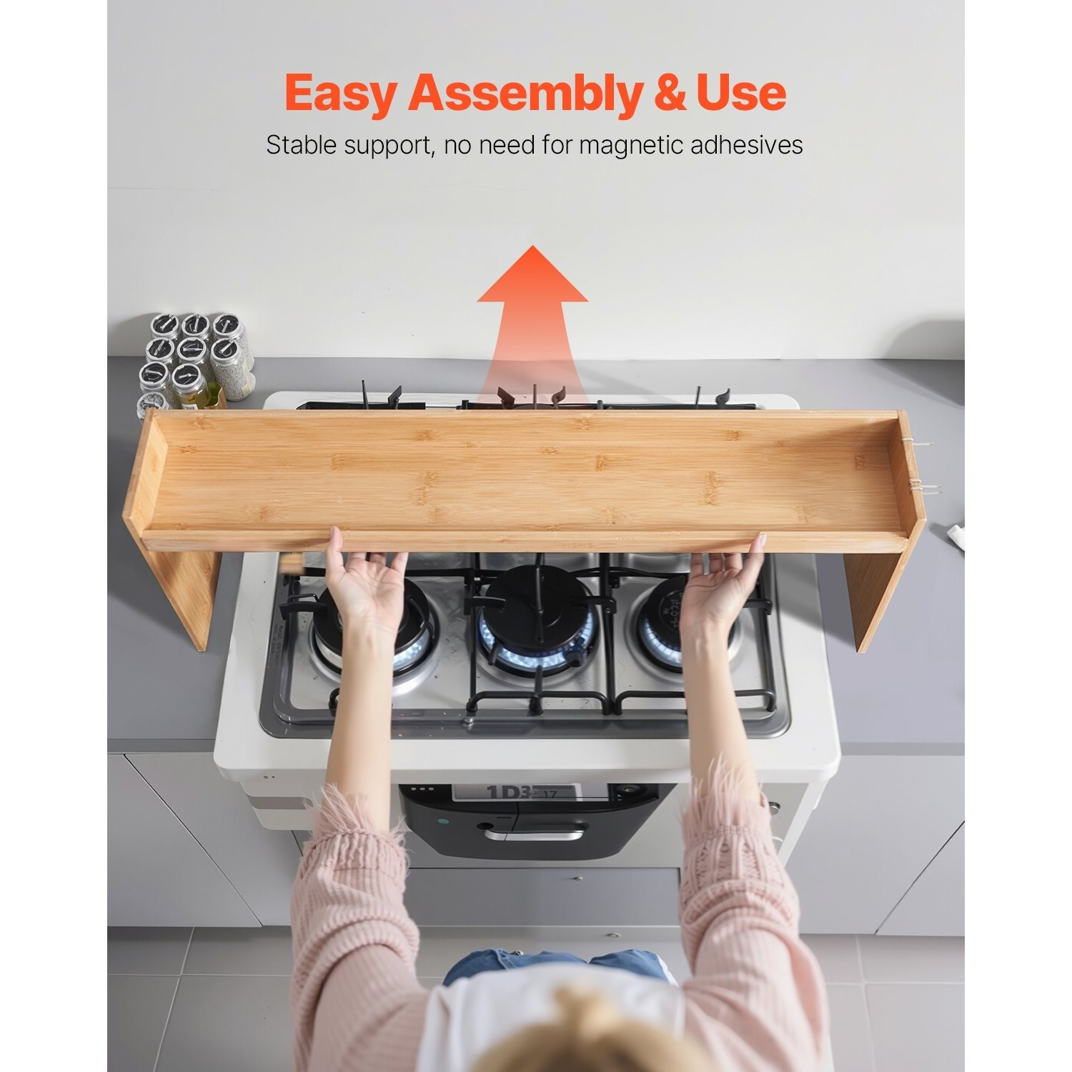 Vevor Over The Stove Spice Shelf Spice Rack Kitchen Organizer