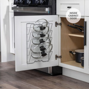 1 X Multi-Layer Metal Pot Lid Rack