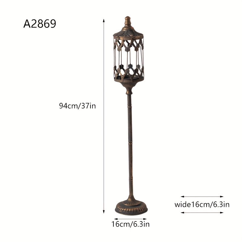 1pc Vintage Metal Candle Holder