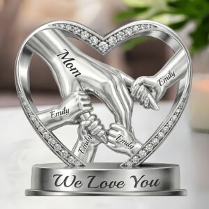 2D Flat - [2D Flat] Customized 2D Acrylic Plaque - Personalized Gift for Mother'S Day/Birthday, for Mom Or Grandma - A Timeless Promise