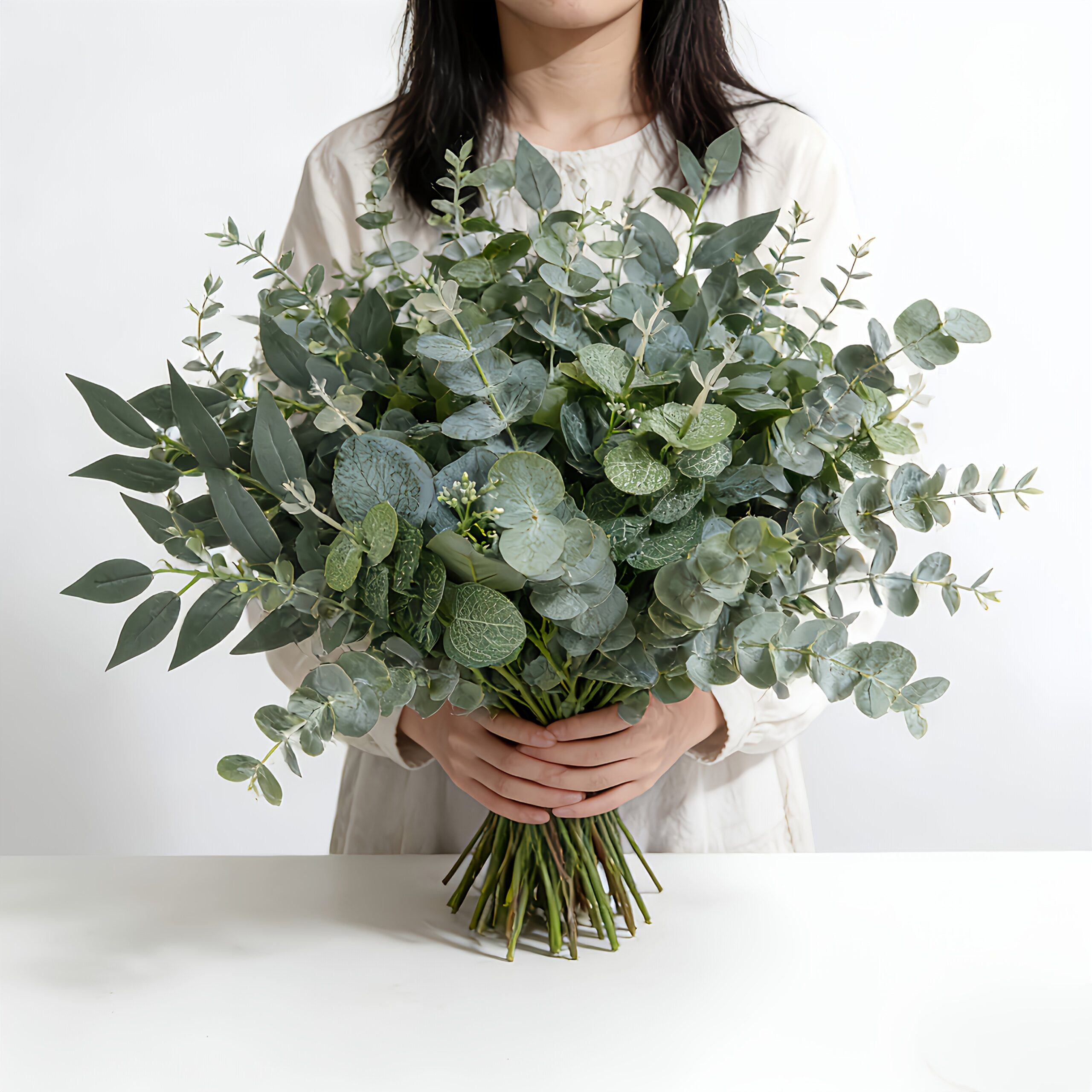 22 Branches of 4 Kinds of Artificial Simulation Mixed Eucalyptus