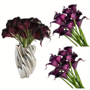 11pcs Realistic Artificial Calla Lily Calla Lily of the Valley