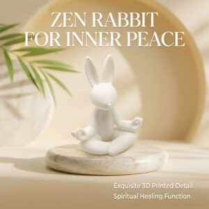 Easter Meditation Rabbit Figurine Ornament