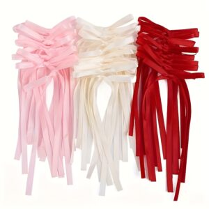 30pcs Hand-Tied Ribbon Bows, Multiple Colors Available, Perfect for Gift Wrapping, DIY Crafts, Wedding Decorations, and Holiday Decor, Durable and Easy to Assemble, Christmas Ribbon, Handmade DIY Hair Clip Accessories, Flower Gift Wrapping