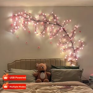 1pc 72LEDS/96LEDS/144LEDS Cherry Blossom Vine Lights